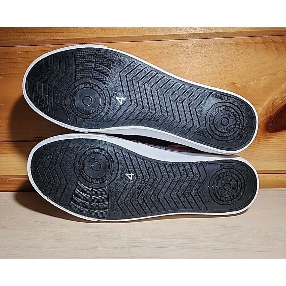 Lily & Dan Girls' Slip-On Canvas Shoes-Patchwork Pastel Floral-Size 2-NEW in Box - Picture 3 of 11